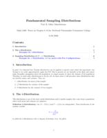 Fundamental Sampling Distributions II